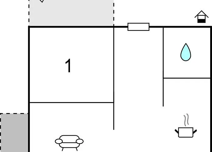 1 Bedroom Awesome In Apartment